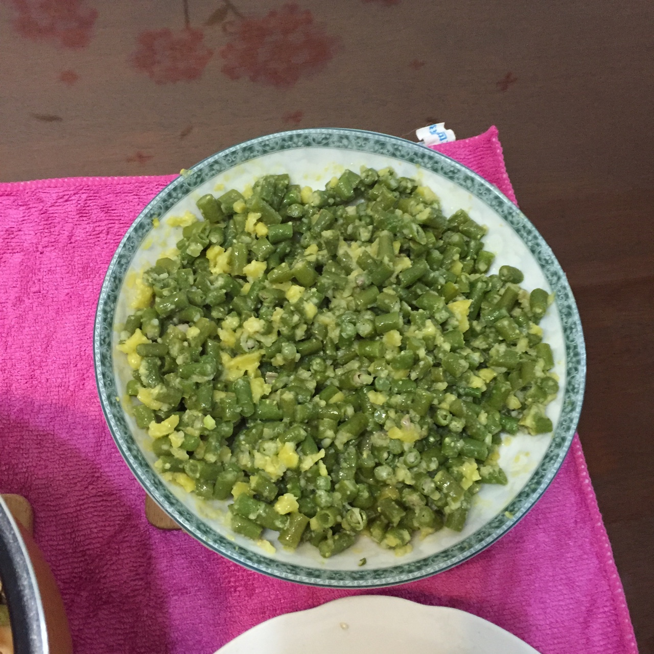 蒸豆角