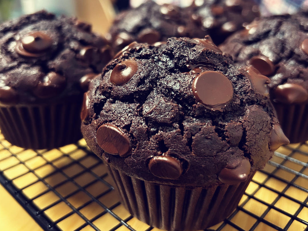 在家做巧克力蘑菇头麦芬蛋糕🍫