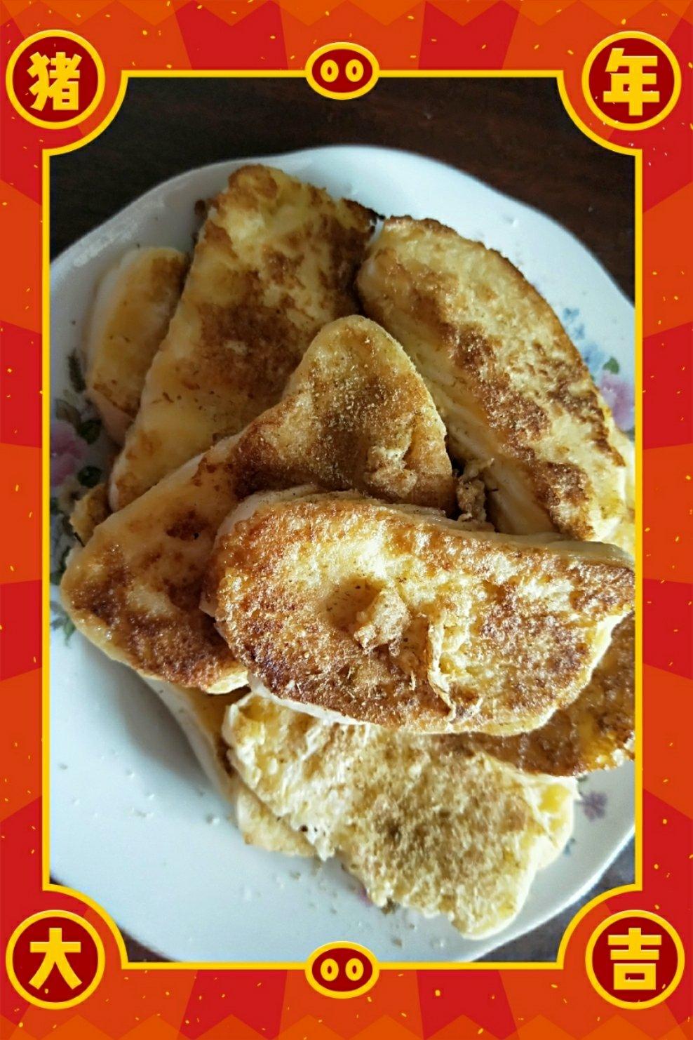 鸡蛋煎馒头片