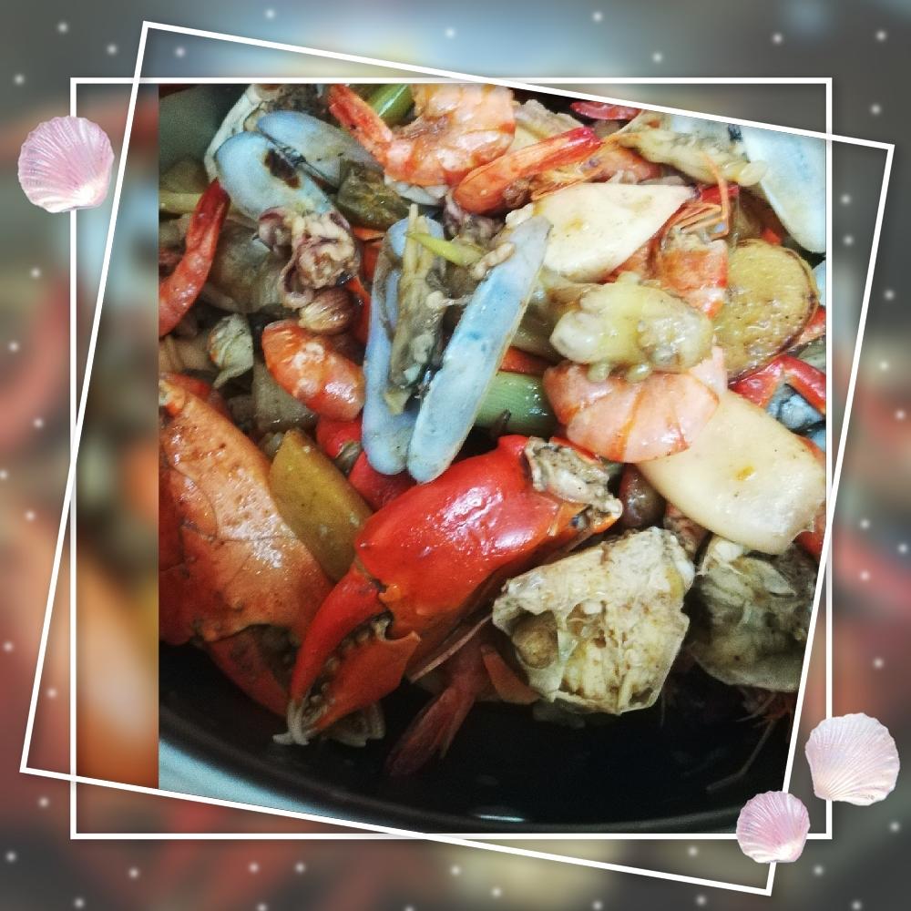 爆炒海鲜