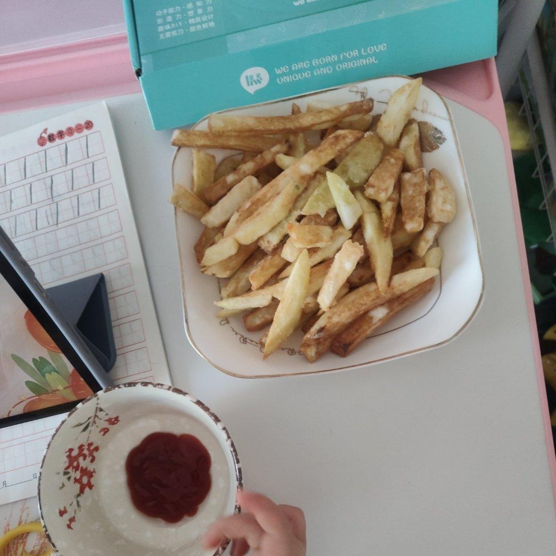 自制薯条（不用煮/不用冷冻）