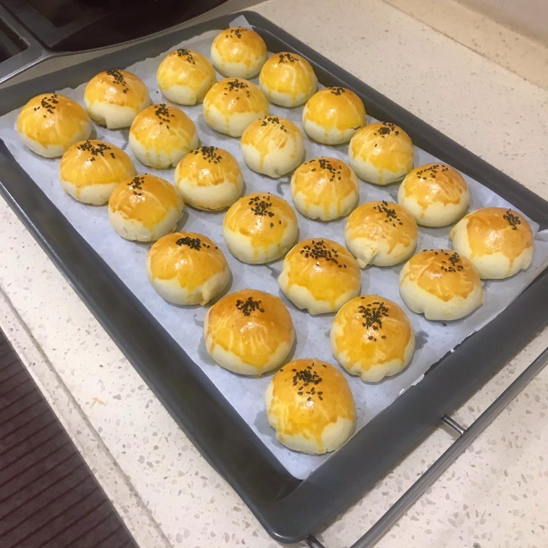 豆沙蛋黄酥（六个量黄油版）