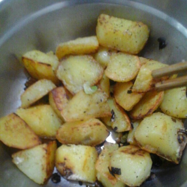 香煎土豆块