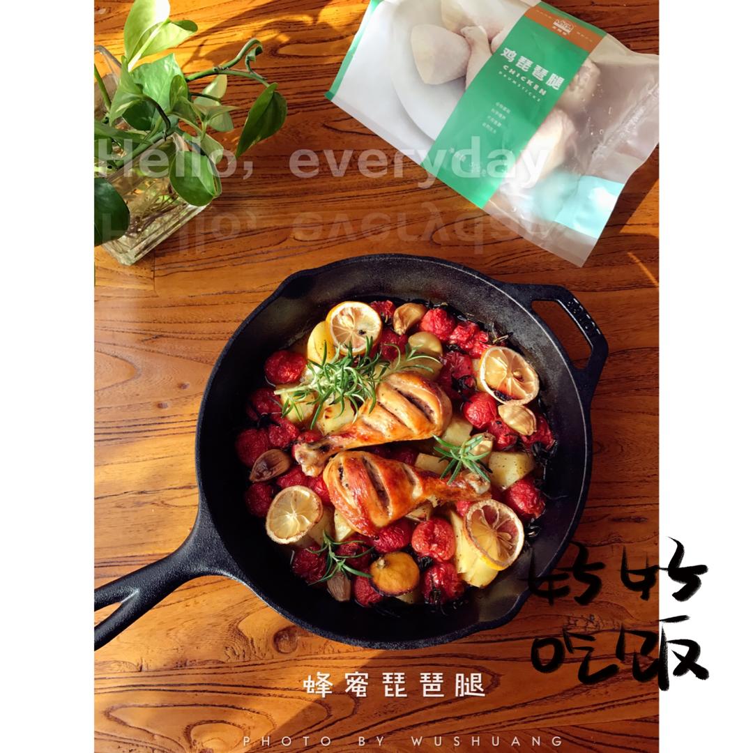 蜂蜜琵琶腿#太阳谷食谱#
