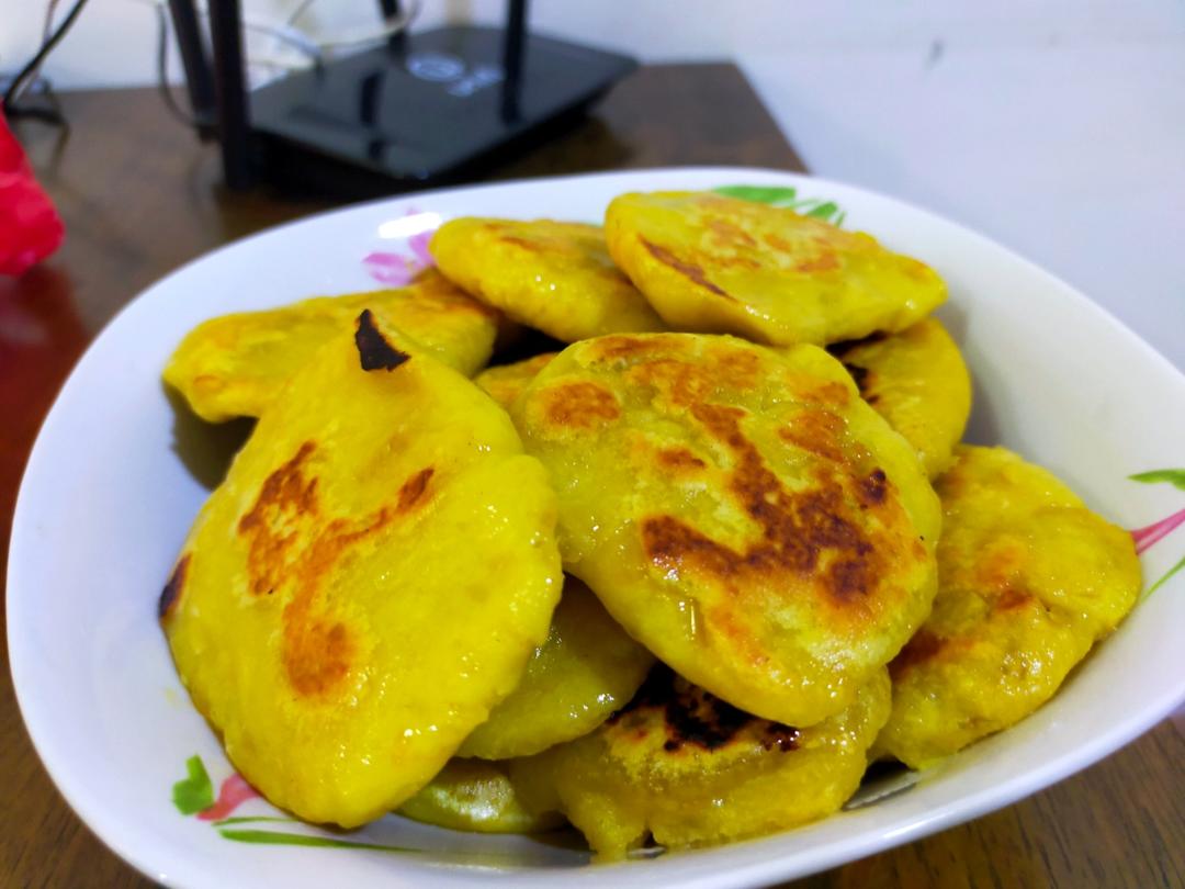 早餐可以直接烙的地瓜饼