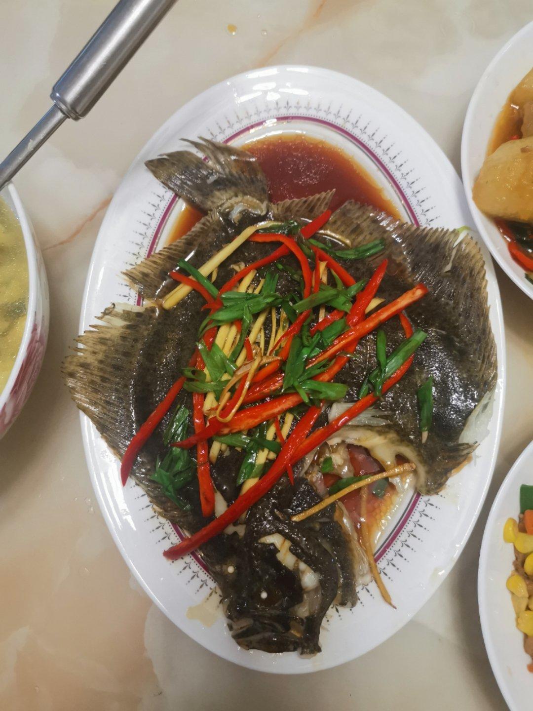 清蒸多宝鱼