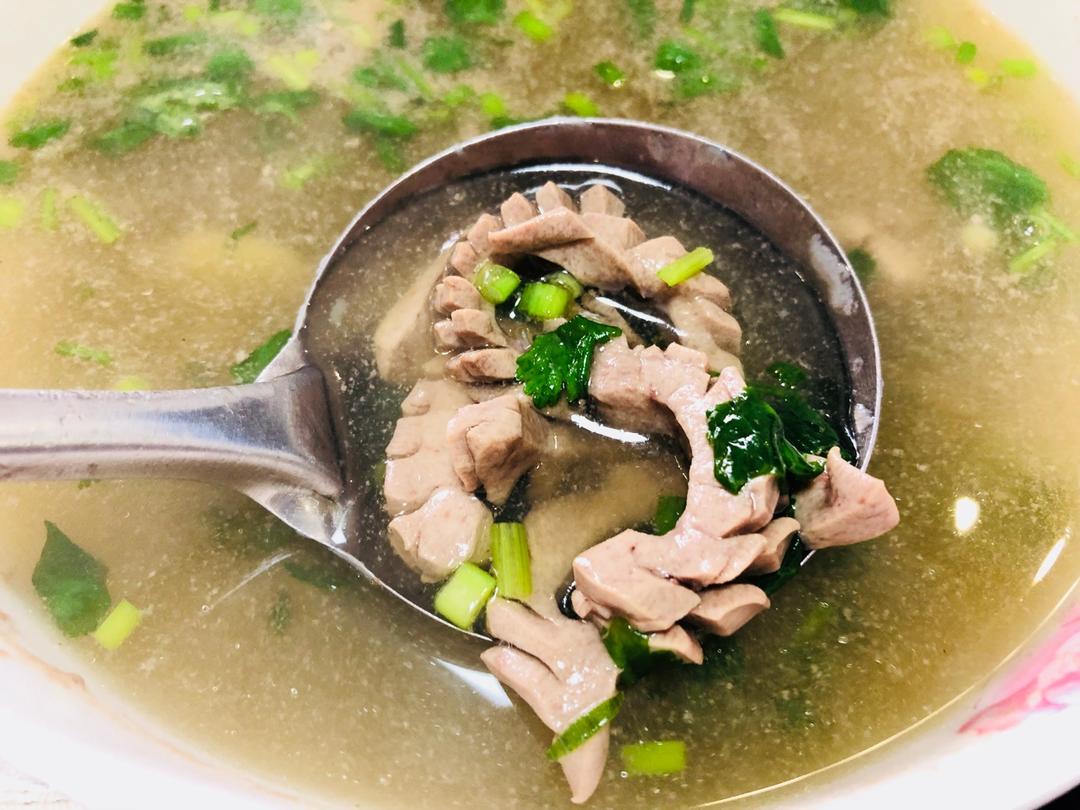 grizz咖喱精做的猪腰花汤