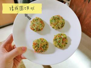 鳕鱼杂蔬饼 宝宝辅食的做法 步骤4