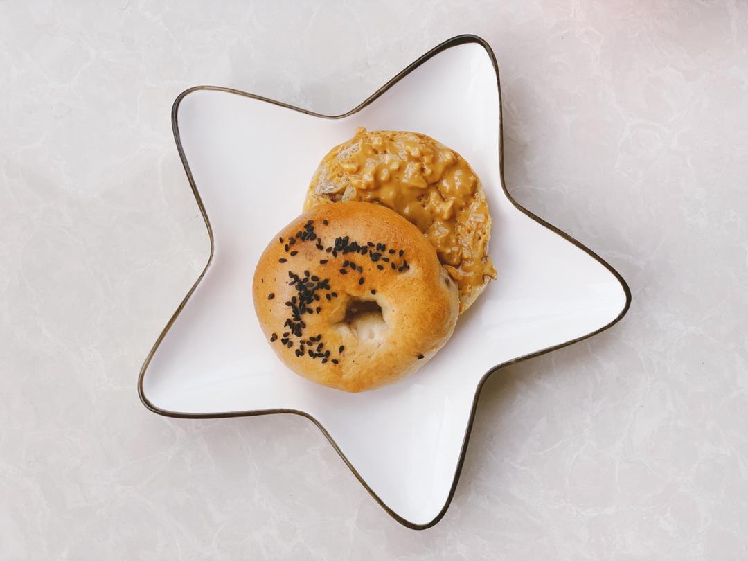 50%全麦葡萄干迷你贝果