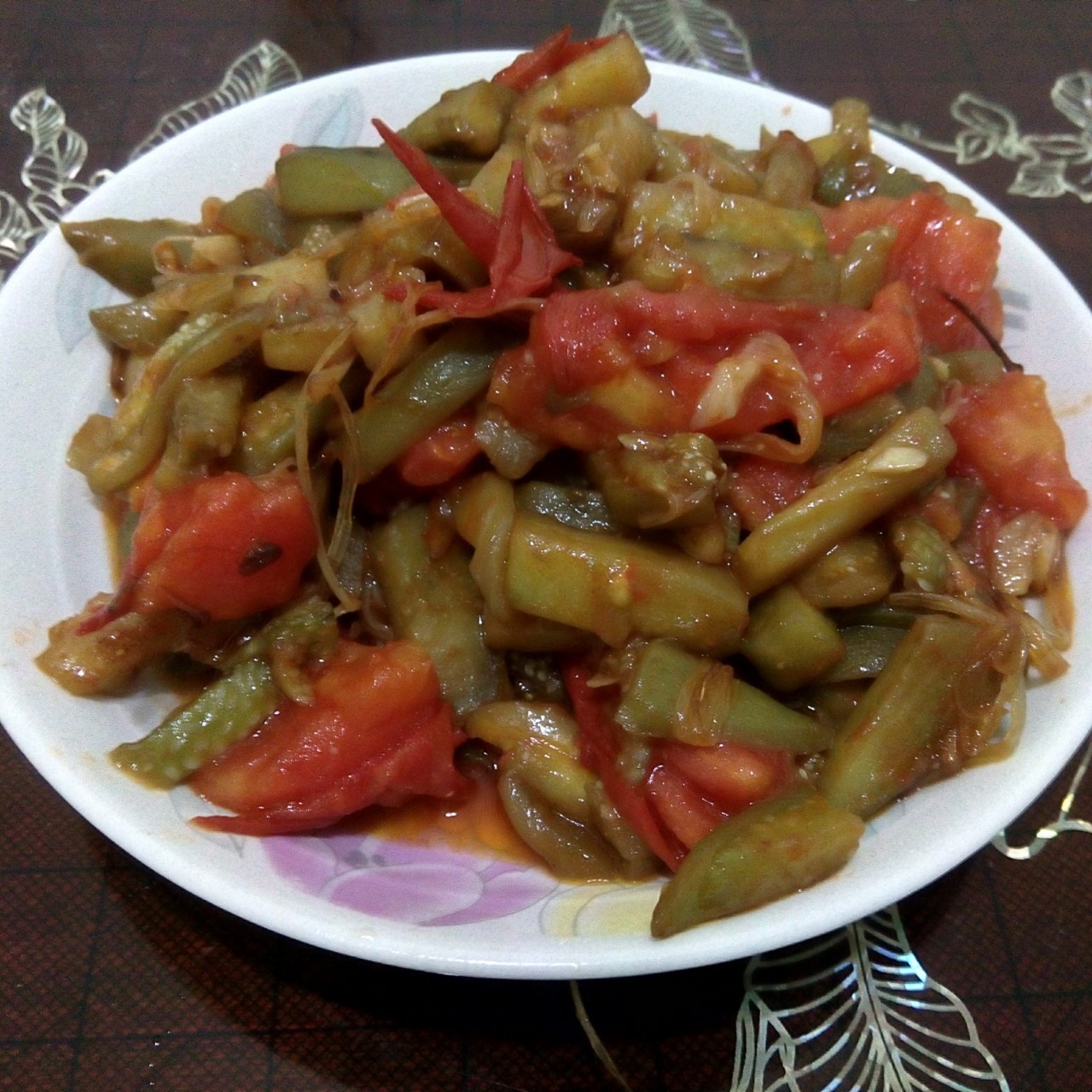 茄子炒西红柿