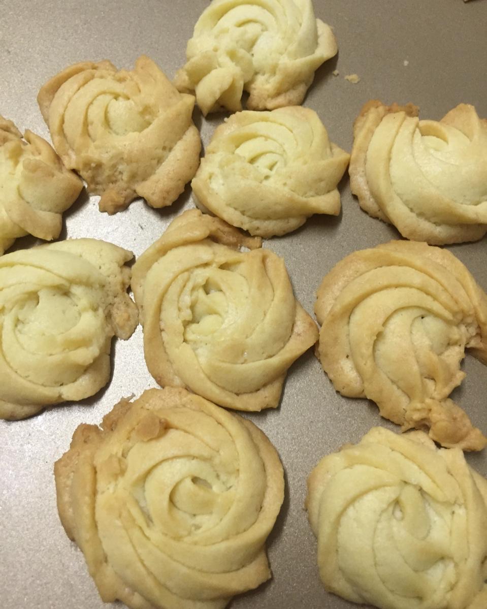 零失败花纹超级立体的黄油曲奇