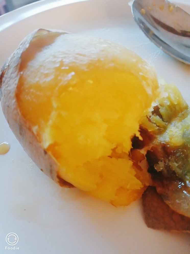 芝士焗红薯+普通烤红薯