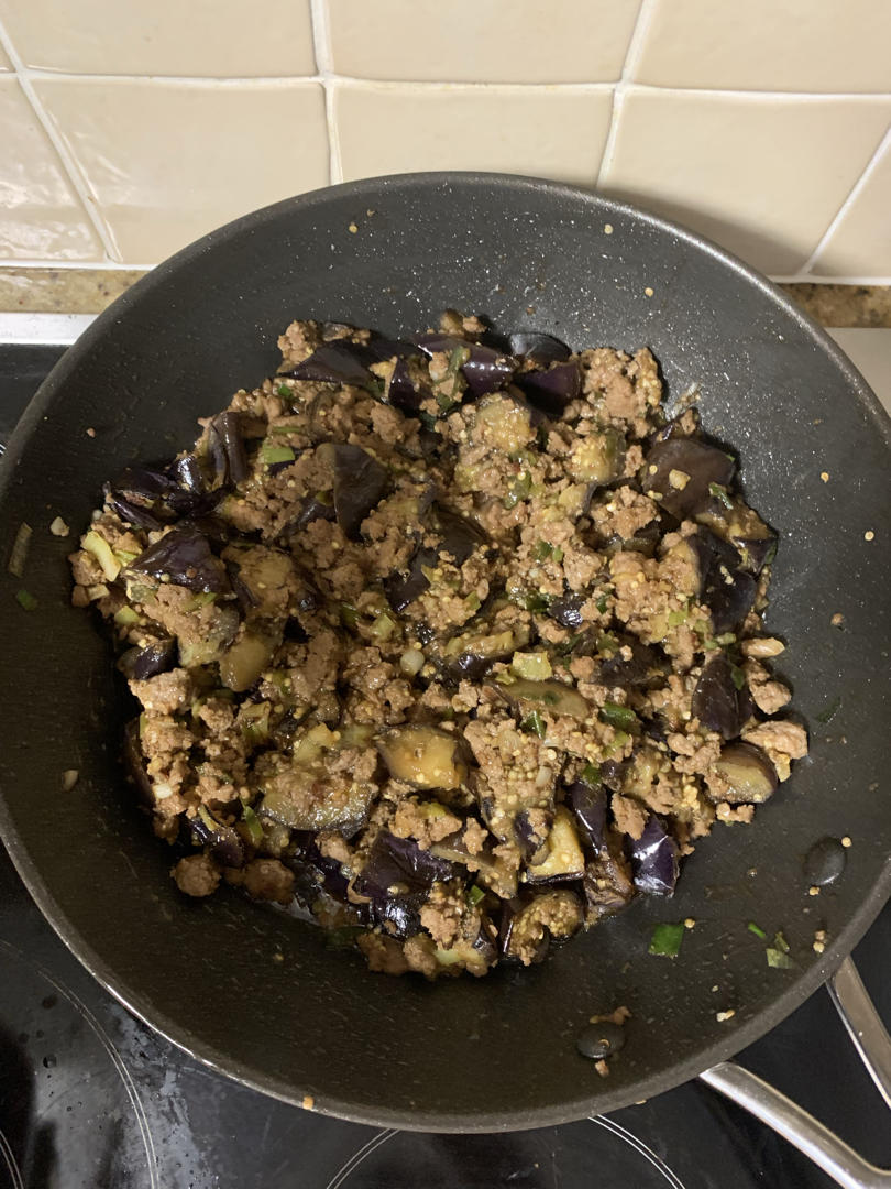 酱香牛肉末茄子