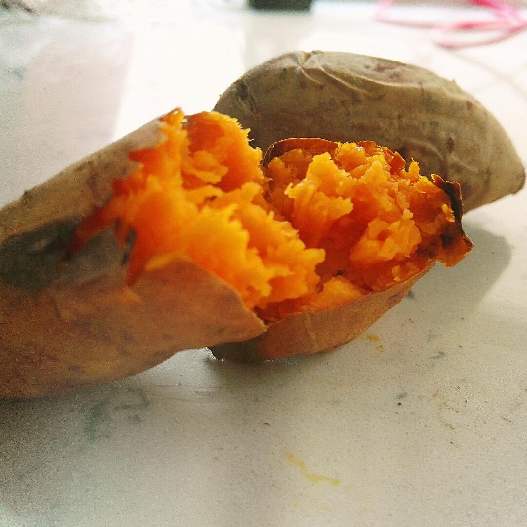 【烤箱版烤红薯】