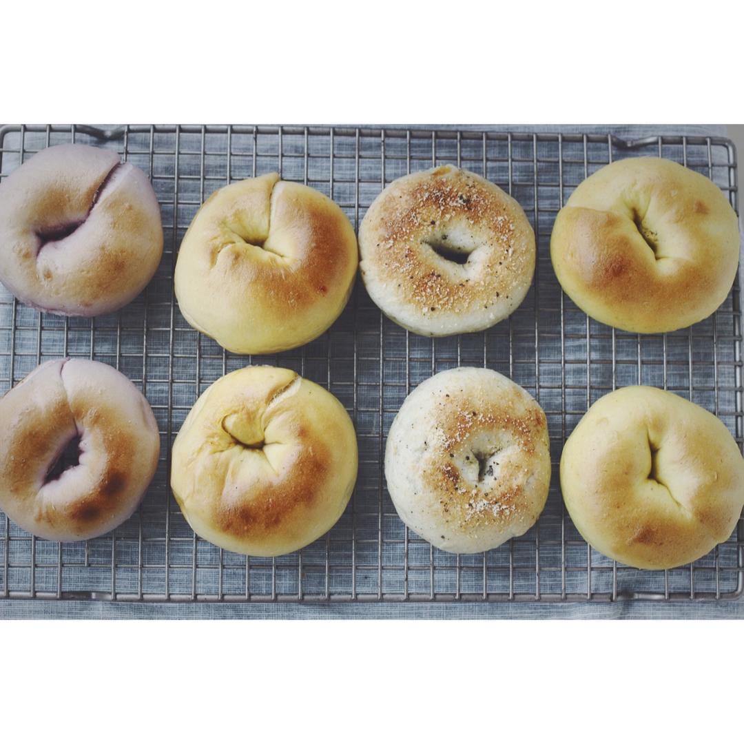 天然酵母原味贝果