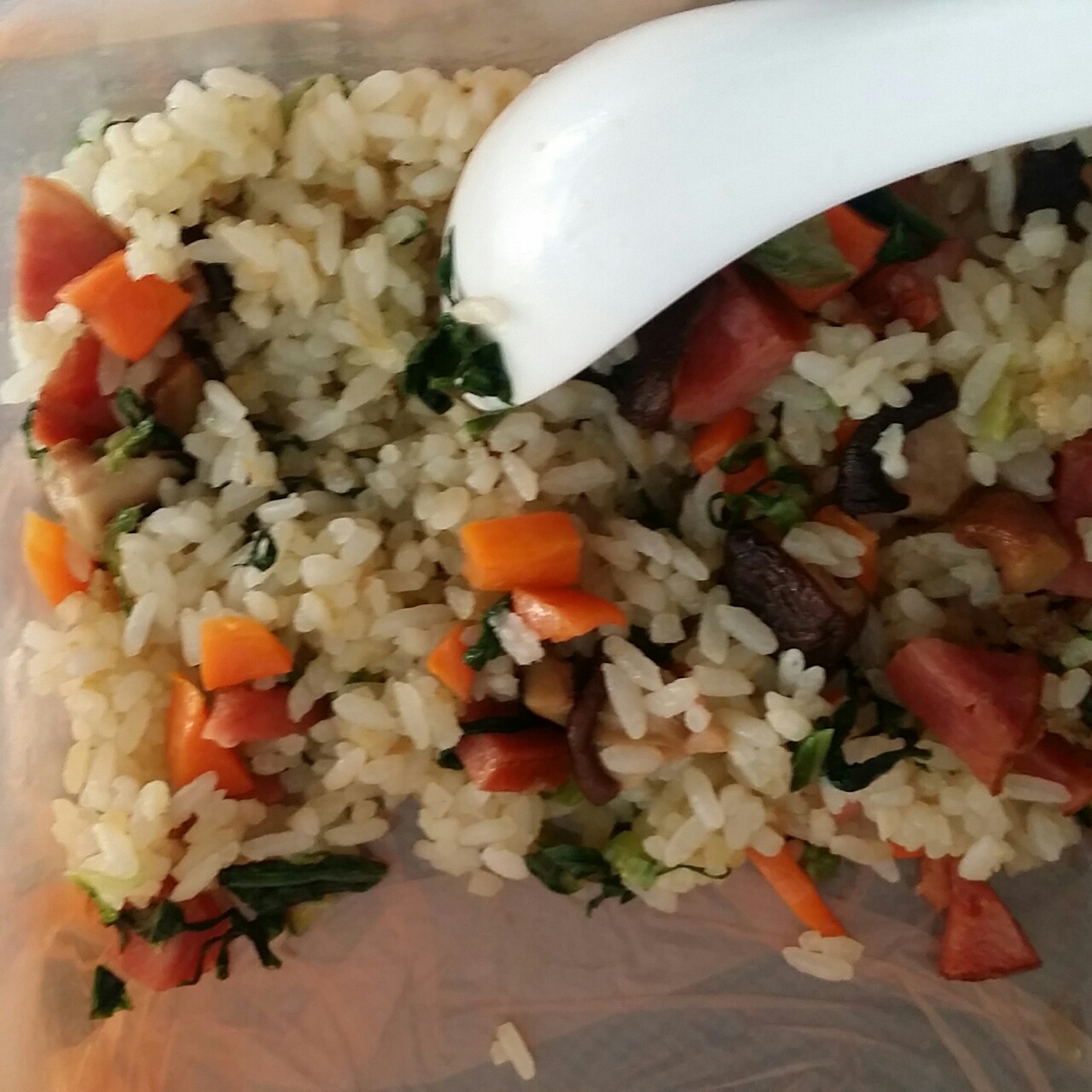 莴苣叶菜饭