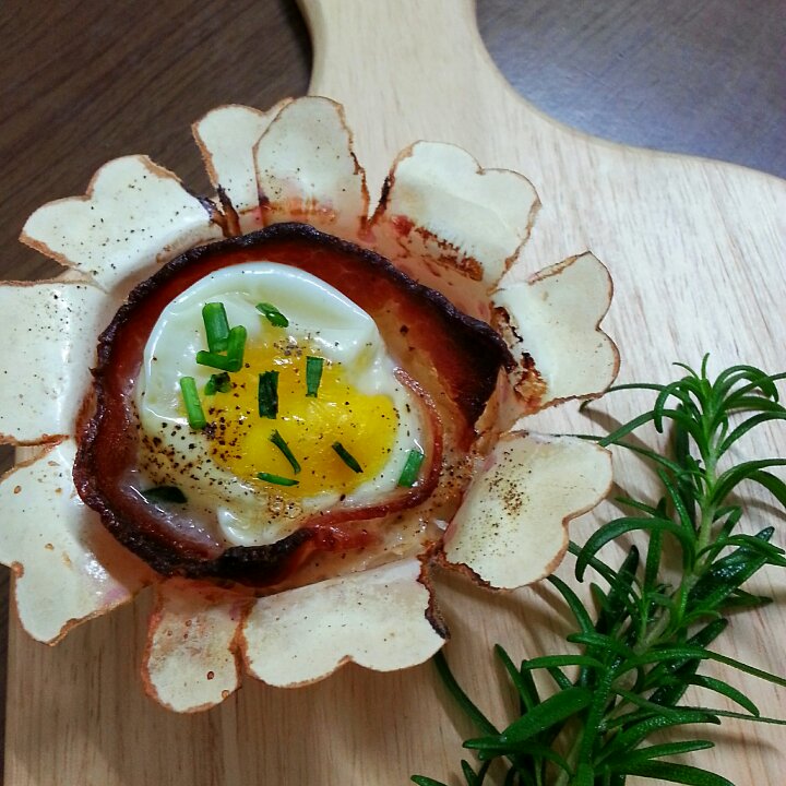 培根鸡蛋盅