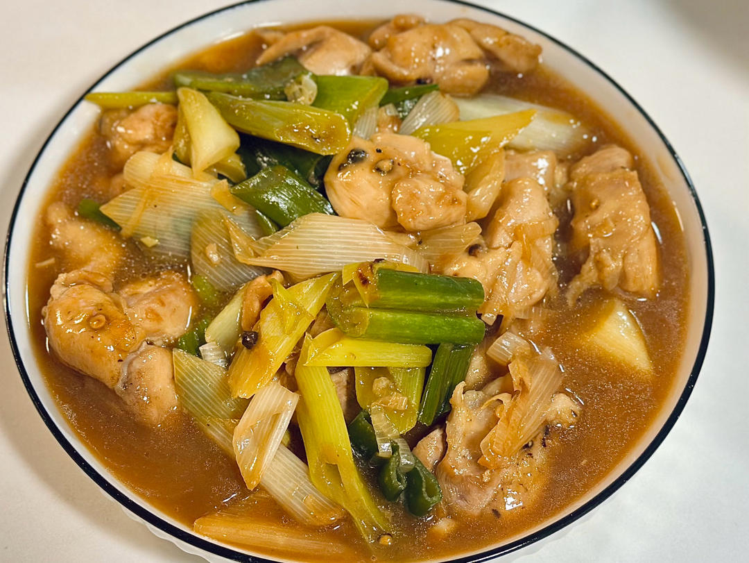 葱烧鸡腿肉