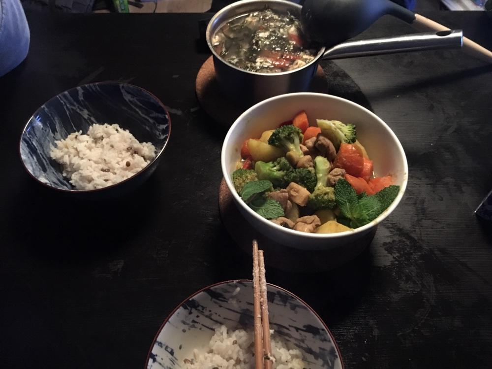 泰式绿咖喱鸡
