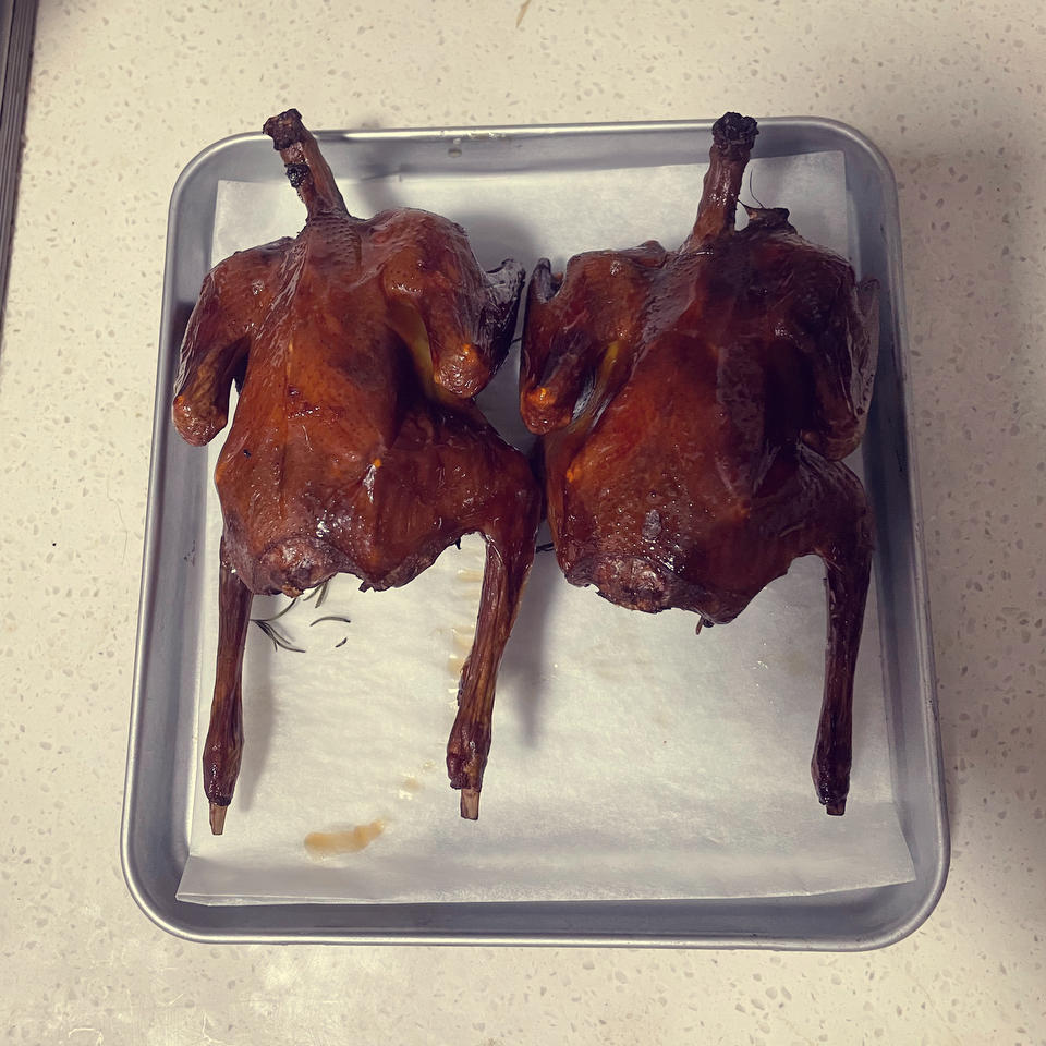 脆皮乳鸽（空气炸锅）