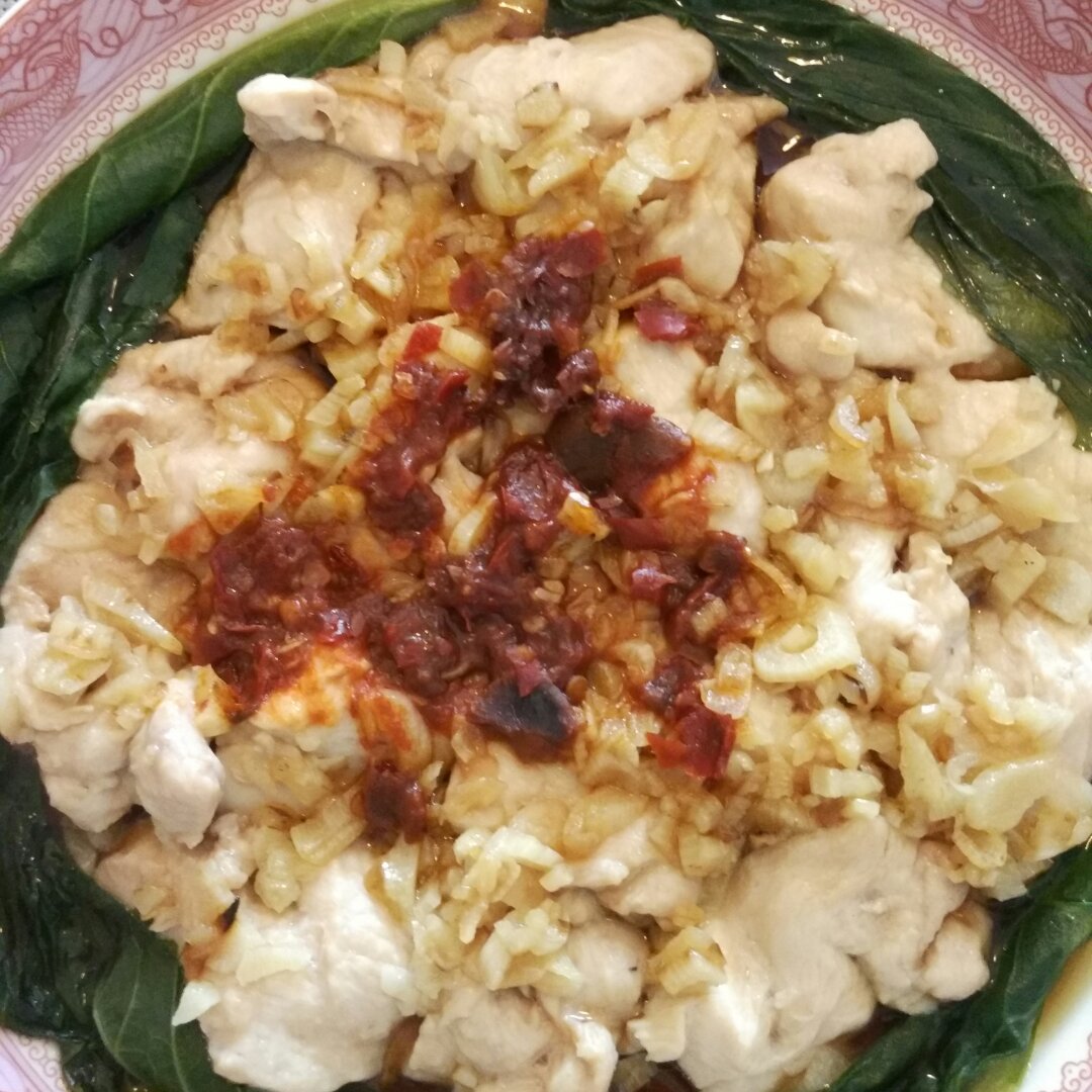 蒜蓉蒸鸡胸（鸡腿）