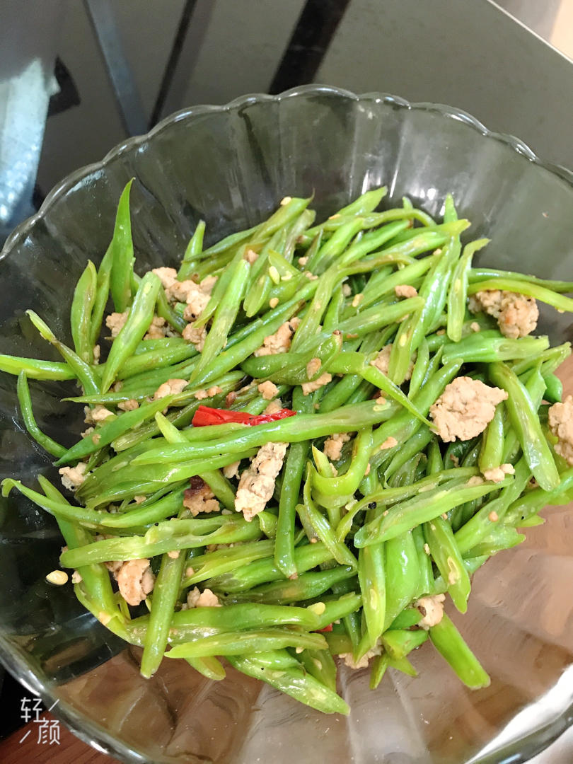 家常小炒四季豆