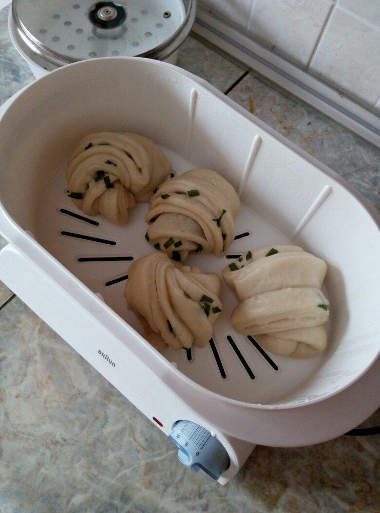 葱油椒盐花卷
