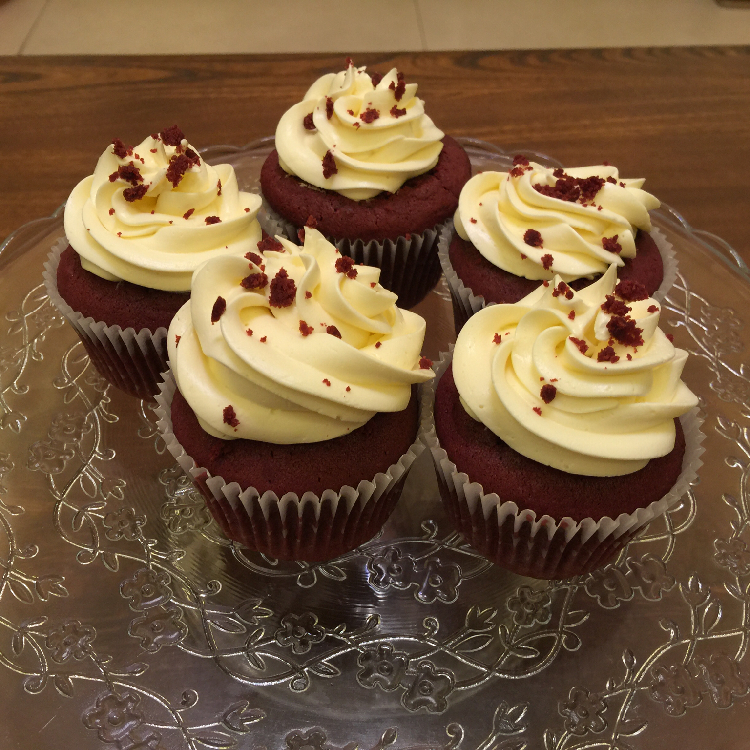 传统红丝绒杯子蛋糕（极软无泡打粉）Red velvet cupcake