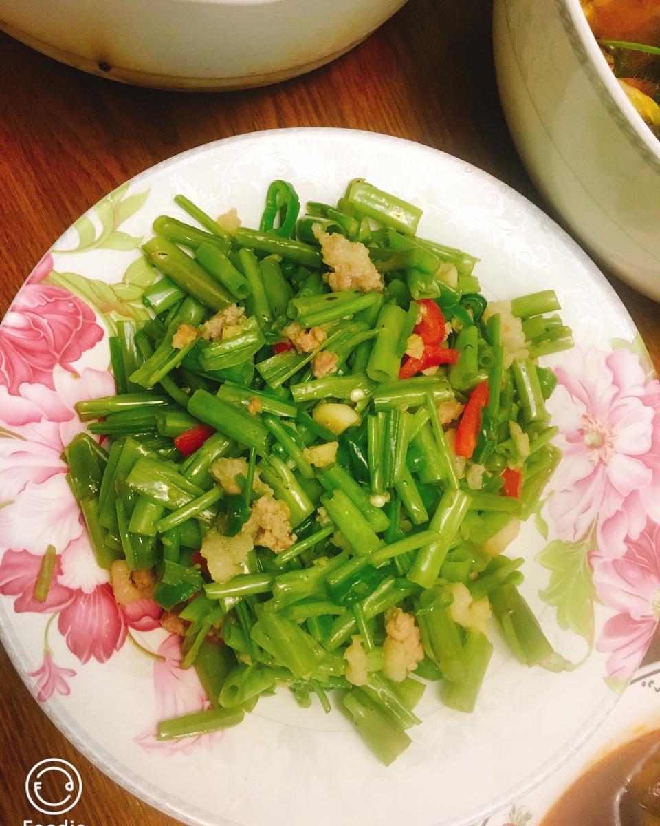 香辣下饭空心菜梗