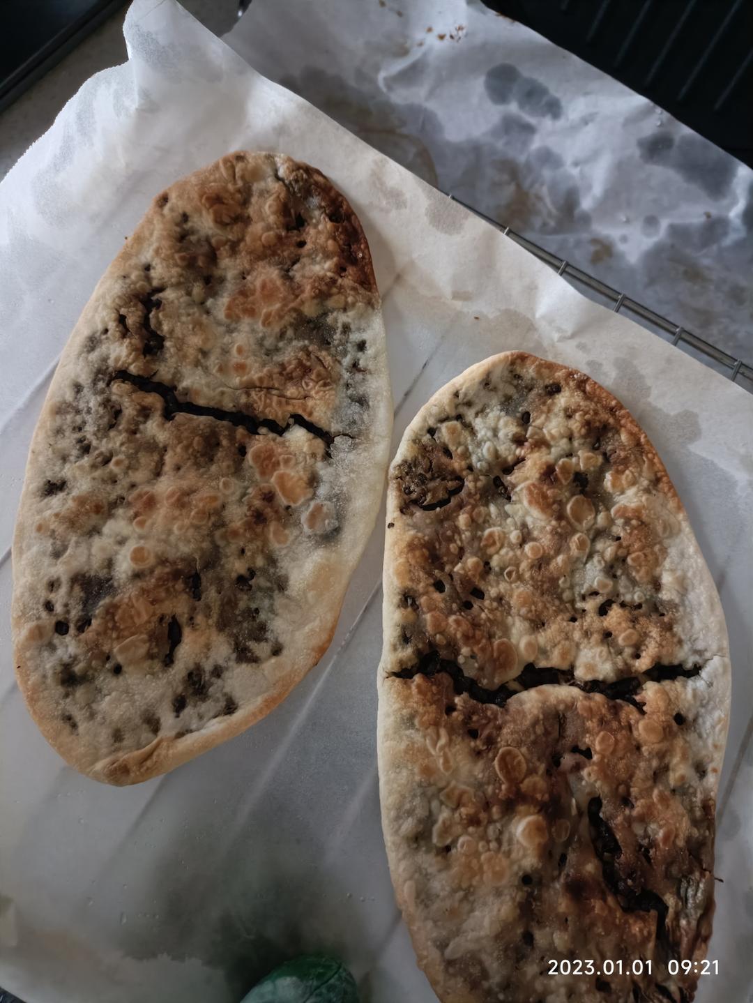 梅干菜软大饼