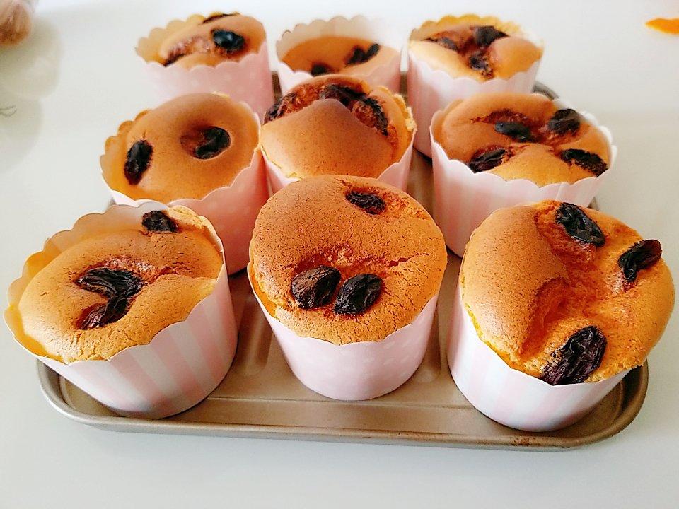 零失败~戚风纸杯小蛋糕🍰 ✨／8寸版戚风蛋糕