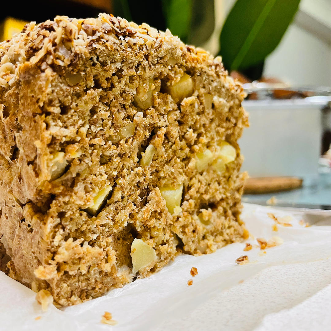 暖香燕麦苹果快手面包丨健康·烘焙