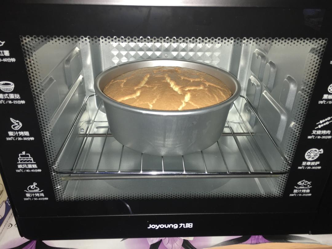 超柔软6寸戚风蛋糕(附8寸配方)零失败 超详细‼️含操作视频
