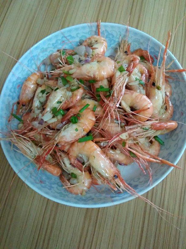 快手菜椒盐大虾