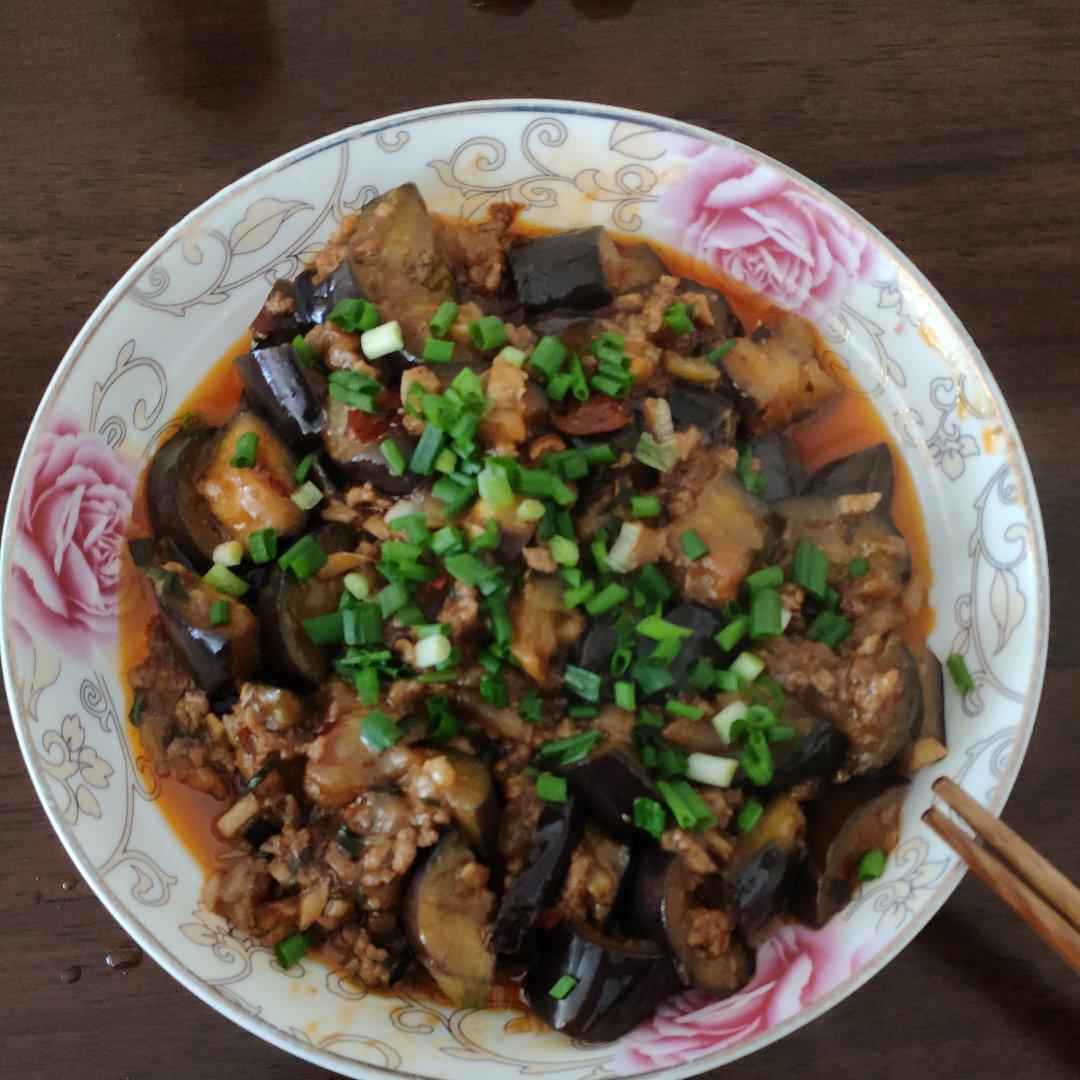 肉沫鱼香茄子（少油版）