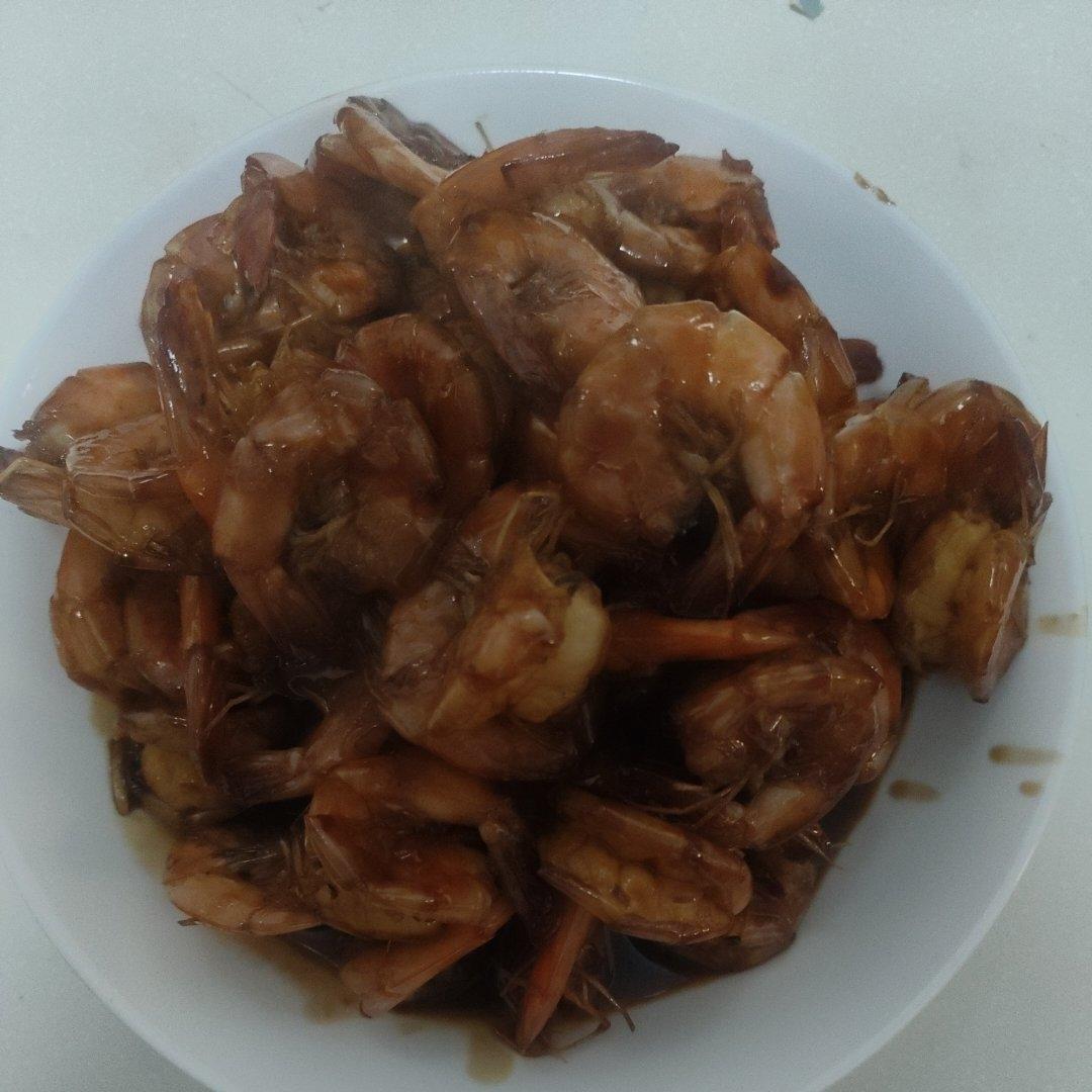 糖醋开背虾