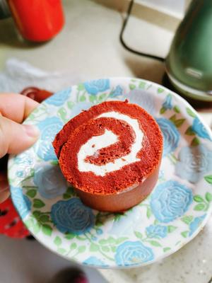 红丝绒蛋糕卷的做法 步骤6