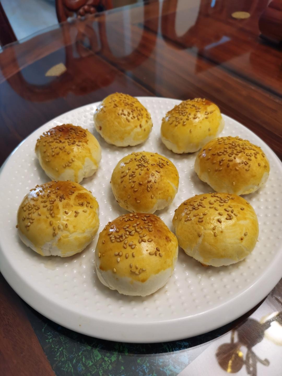 酥皮鲜肉月饼～酥的掉渣