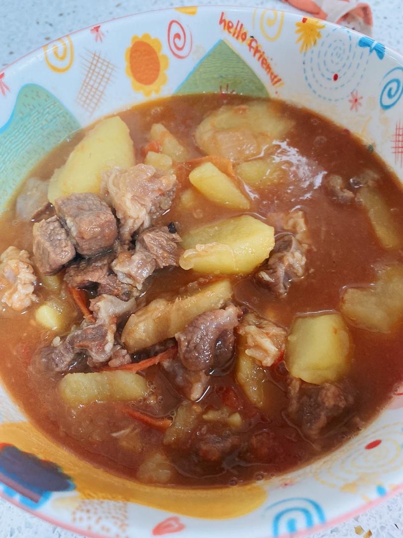 番茄土豆炖牛腩（高压锅版）