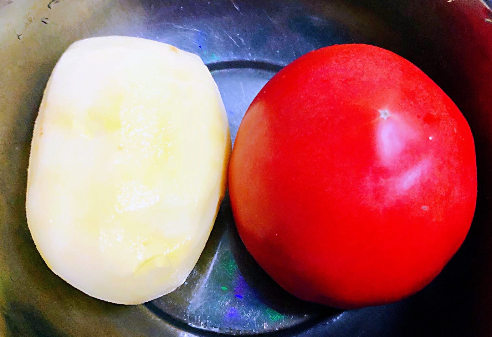 西红柿炒土豆片的做法 步骤1