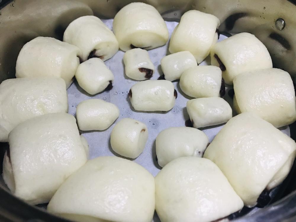 奶香夹心小馒头（一次发酵）