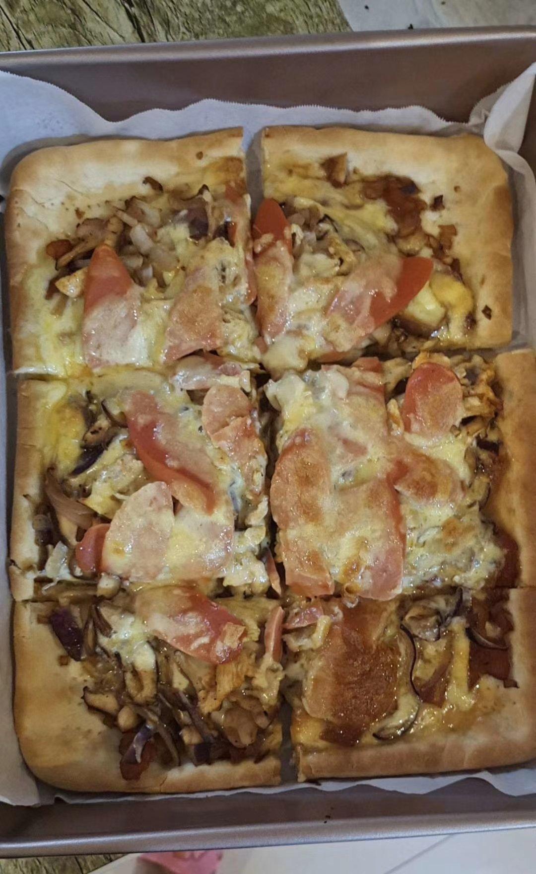 八寸披萨饼皮（四个）制作