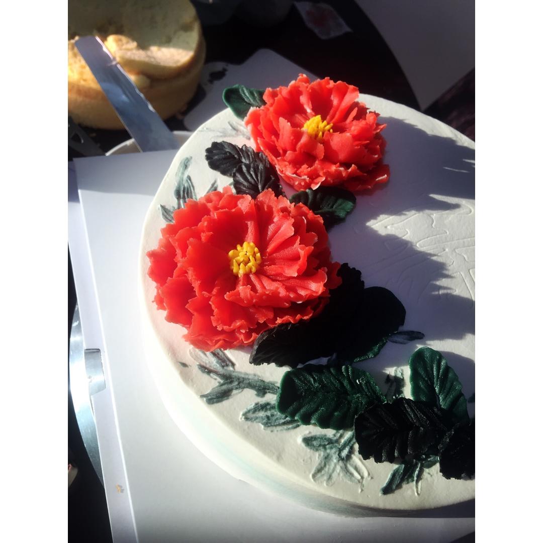 中国风蛋糕制作以及中文字模运用