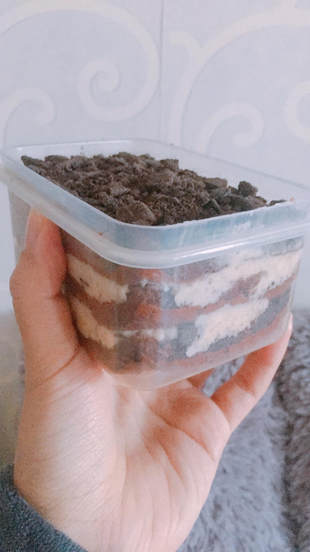 好吃到流泪的奥利奥咸奶油盒子蛋糕