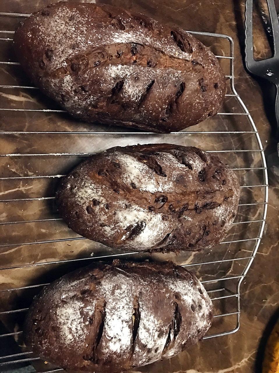 巧克力蔓越莓软欧