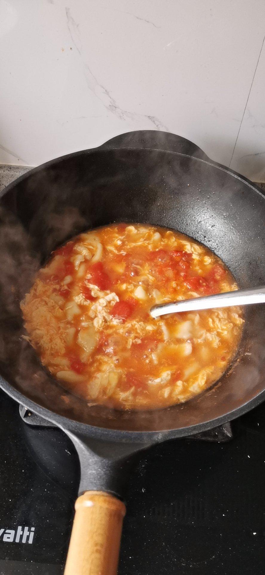 蕃茄鸡蛋面疙瘩
