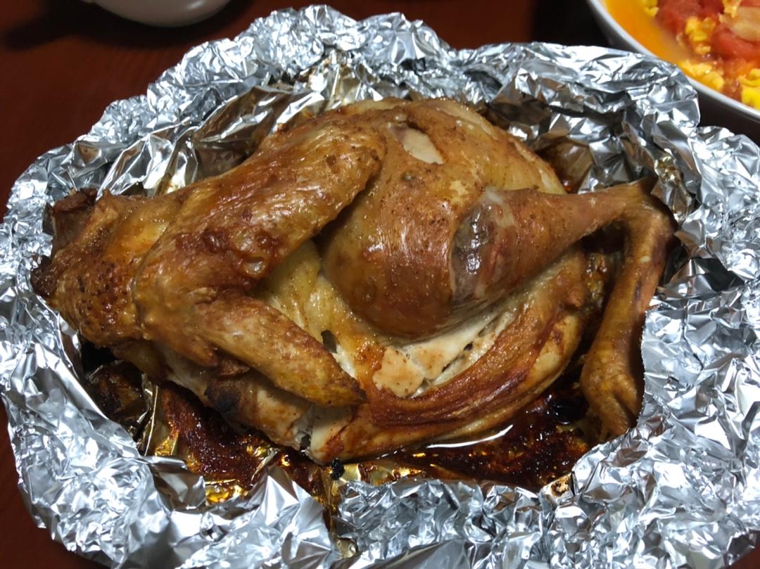 烤盐焗鸡/盐焗烤鸡