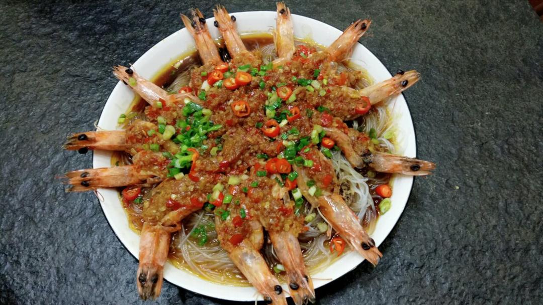 蒜蓉粉丝蒸虾