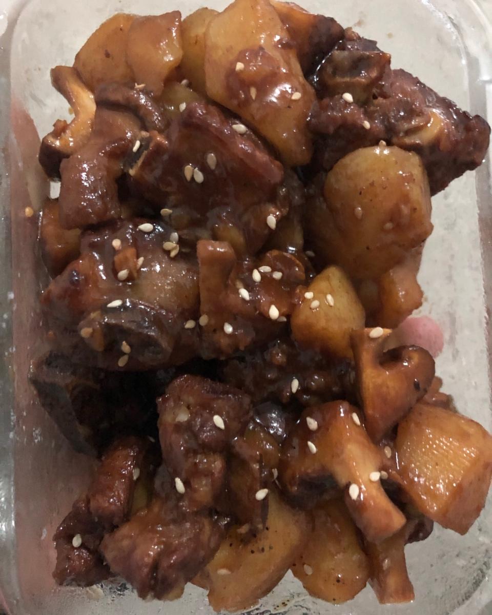 🔥巨好吃的红烧排骨炖土豆❗️懒人版轻松做拿手菜