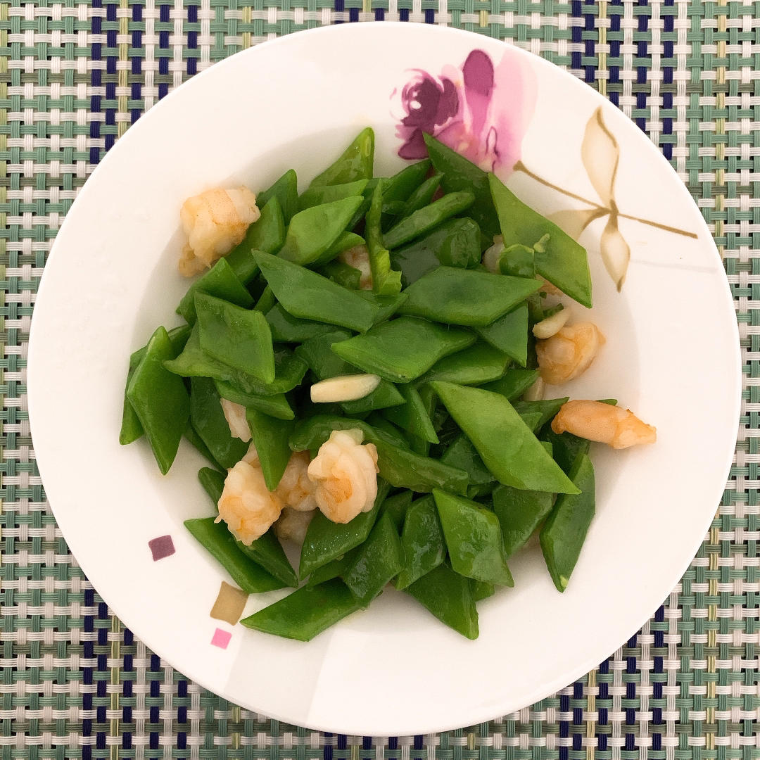 刀豆炒虾仁